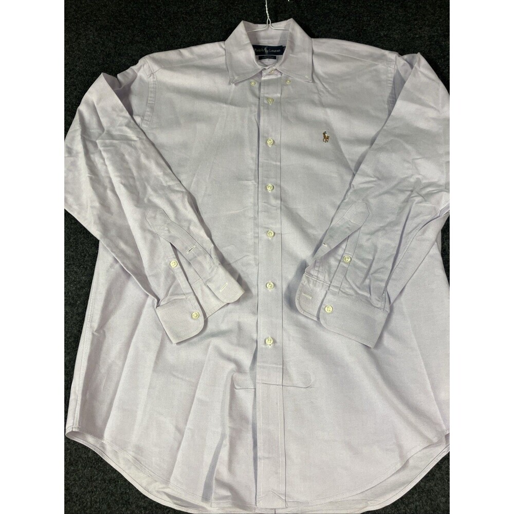 VTG 90s Polo Ralph Lauren Blake Shirt Mens Small S Purple Lavender Button Down